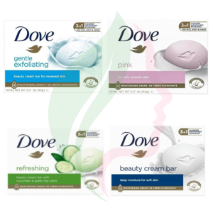 صابون داو DOVE – حجم ۹۰ گرم | پاک‌کنندگی ملایم و مرطوب‌کننده
